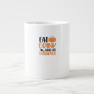 Eet, Drink En Wees Eng Minimaal Clean Extra Grote Beker