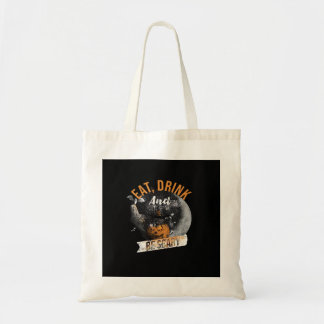 Eet, drink en wees eng Retro klassieker Tote Bag
