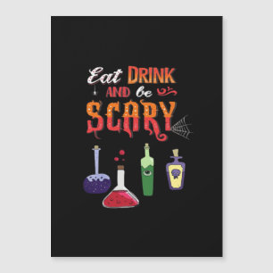 Eet, drink en wees eng vintage kunst