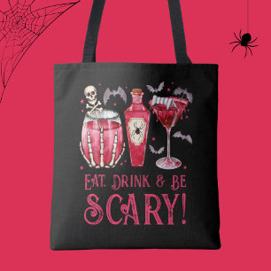 Eet, Drink en wees enge Halloween cocktails Draagtas