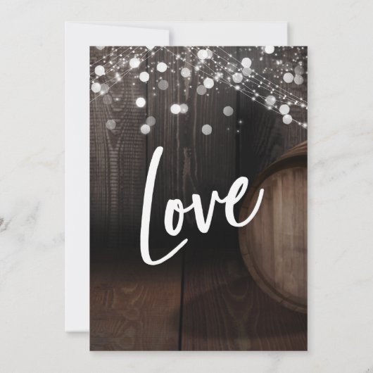 Eet Drink en wees gehuwde loop en licht Kaart (Achterkant)