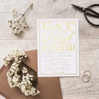 Eet, Drink en wees getrouwd Modern Wedding Real