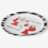 "Eet, Drink en wees geweldig!" Papieren Bordje (Gekanteld)