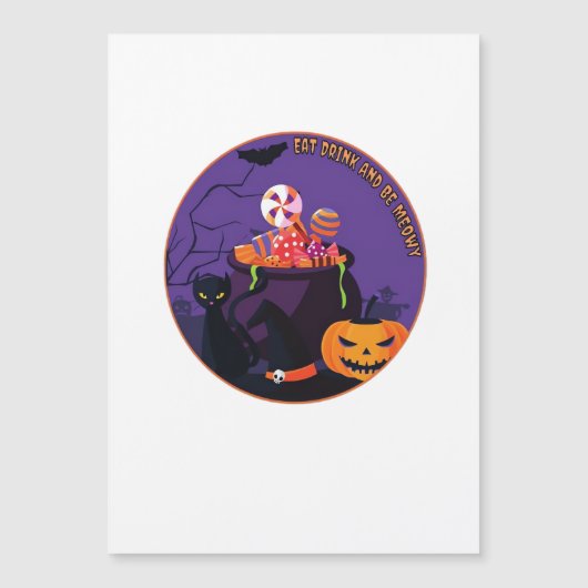 Eet, drink en wees meow schattig casual (Voorkant)