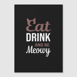 Eet, drink en wees meowy creatieve stijl