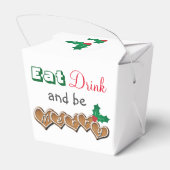 Eet, Drink en wees Merry Bedankdoosjes (Achterkant)