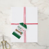 Eet, Drink en wees Merry Cadeaulabel (Met Touw)