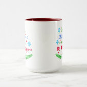 Eet, Drink en wees Merry, kerstfeestdag, ZSSPG Mok (Midden)
