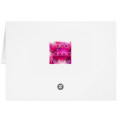 Eet, drink en wees Merry Photo Card (Achterkant Horizontaal)