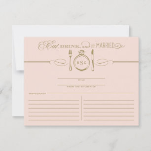 Eet Drink en wees samen Blush en Gold Recipe