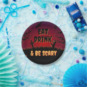 Eet, Drink en wees schitterend Bord van halloween  (Feest)