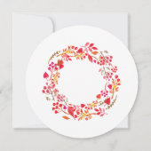 Eet Drink en wees Thankful Thanksgiving Dinner Kaart (Achterkant)