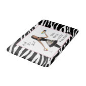 "Eet, Drink en wees verbluffend!" Afrikaanse Ameri Badmat (Gekanteld)