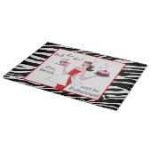 "Eet, Drink en wees verbluffend!" Snijplank (Hoek)