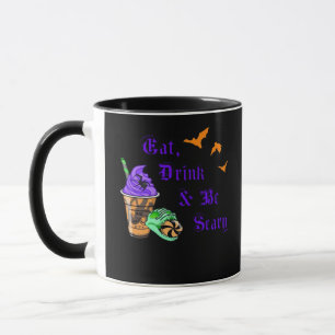 Eet, Drink En Wees Vreselijk Halloween Minimaal Sc Mok