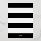 Eet Drink en wees vrolijk verjaardagsfeestje Folie Uitnodiging (Achterkant)