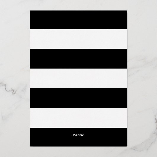 Eet Drink en wees vrolijk verjaardagsfeestje Folie Uitnodiging (Achterkant)