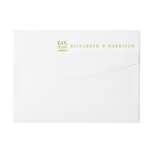 Eet, Drink en word getrouwd Goud (Achterkant)