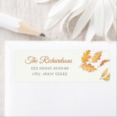 Eet Drink Geef Bedankt Herfst Herfst Thanksgiving Etiket (Insitu)