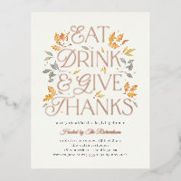 Eet Drink Geef Bedankt Thanksgiving Dinner Party