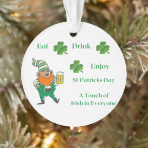 Eet, Drink Geniet op een dag van sint-jansbrood Ornament