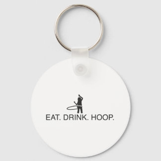 Eet. Drink. Hoop Sleutelhanger