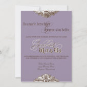 Eet, Drink n Getrouwd bruidsbruiloft uitnodiging (Achterkant)