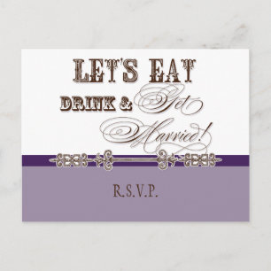 Eet, Drink n Trouwen, RSVP Response Briefkaart
