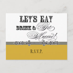 Eet, Drink n Trouwen, RSVP Response Briefkaart
