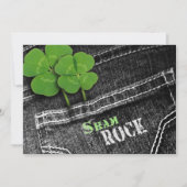 Eet, Drink & Wees Iers St. Patrick's Day Kaart (Voorkant)