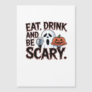Eet Drink Wees Schrik Halloween Pompoen Creatieve