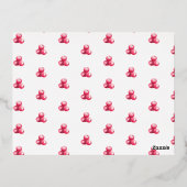 Eet drink & wees vrolijk kerstfeest uitnodiging (Achterkant)