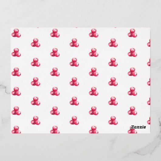 Eet drink & wees vrolijk kerstfeest uitnodiging (Achterkant)