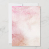 EET Drinken & Feest Moderne Waterverf Bloem Bruilo Kaart (Achterkant)