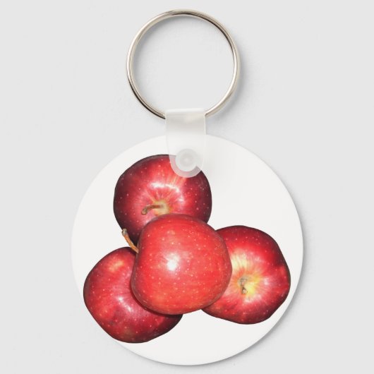 Eet een appel en ga naar bed sleutelhanger (Voorkant)