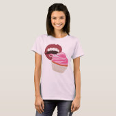 Eet een Cupcake T-shirt (Voorkant volledig)