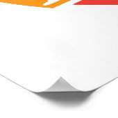 Eet een flab, versla een flab quote design poster (Hoek)