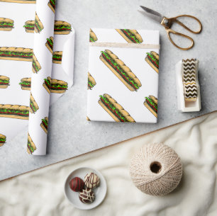Eet een Hoagie-dag Cadeaupapier