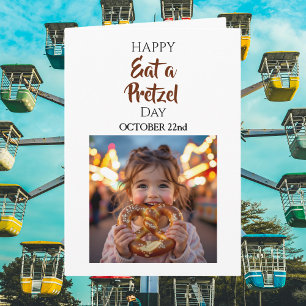 Eet een Pretzel-dag 22 oktober Kaart