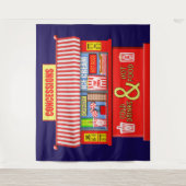 Eet- en drinkkraampjes wandkleed (Voorkant)