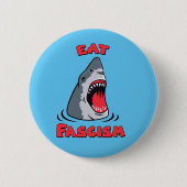 Eet Fascisme Anti-Fascist Ronde Button 5,7 Cm (Voorkant)