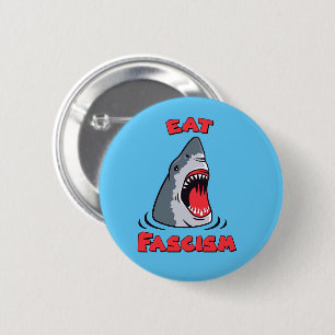 Eet Fascisme Anti-Fascist Ronde Button 5,7 Cm