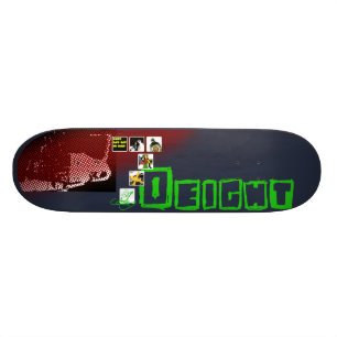 Eet geen kat in half skateboard