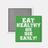 Eet gezond magneet (Voorkant / Achterkant)