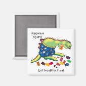 Eet gezond voedsel magneet (Voorkant / Achterkant)