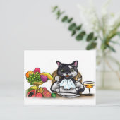 Eet Gezonde Maaltijd Briefkaart (Staand voorkant)