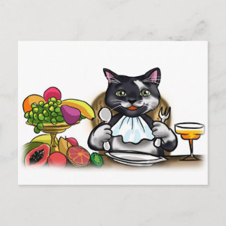 Eet Gezonde Maaltijd Briefkaart