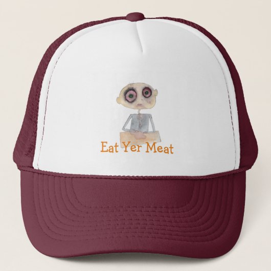 Eet haar vlees trucker pet (Voorkant)