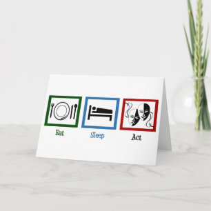 Eet het Akte van de Slaap Kaart