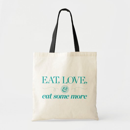 Eet, hou en eet meer tote bag (Voorkant)